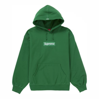 Supreme Box Logo Hooded Sweatshirt Green (FW24)