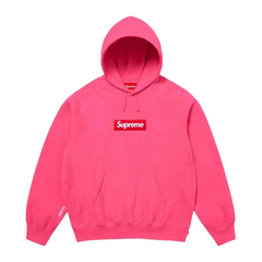 Supreme Box Logo Hooded Sweatshirt Magenta (FW25)
