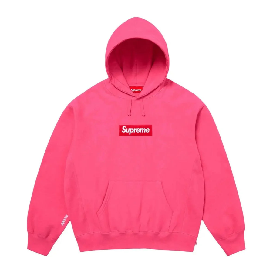 Supreme Box Logo Hooded Sweatshirt Magenta (FW25)