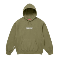 Supreme Box Logo Hooded Sweatshirt Olive (FW25)