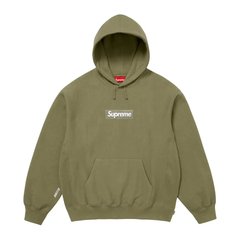 Supreme Box Logo Hooded Sweatshirt Olive (FW25)
