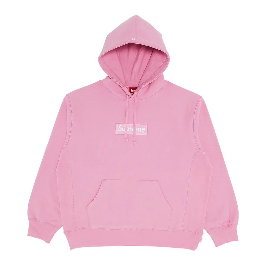 Supreme Box Logo Hooded Sweatshirt Pink (FW24)