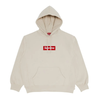 Supreme Box Logo Hooded Sweatshirt Stone (FW24)