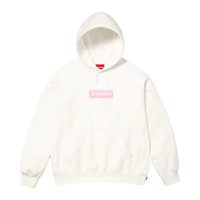 Supreme Box Logo Hooded Sweatshirt White (FW25)