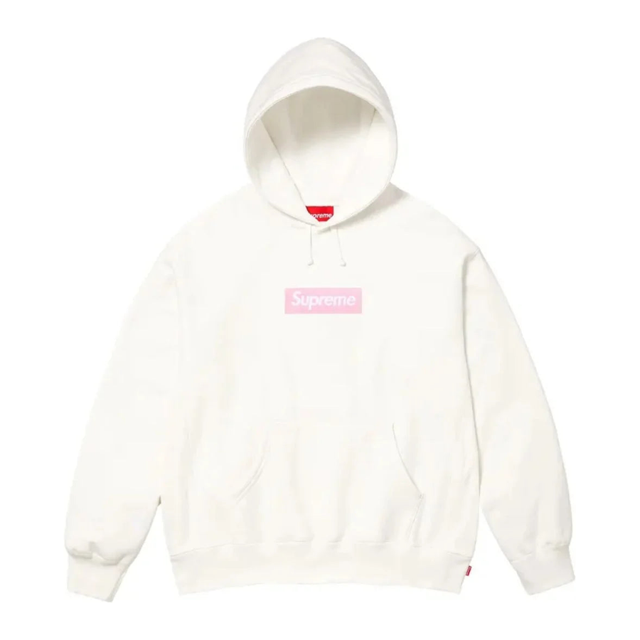 Supreme Box Logo Hooded Sweatshirt White (FW25)