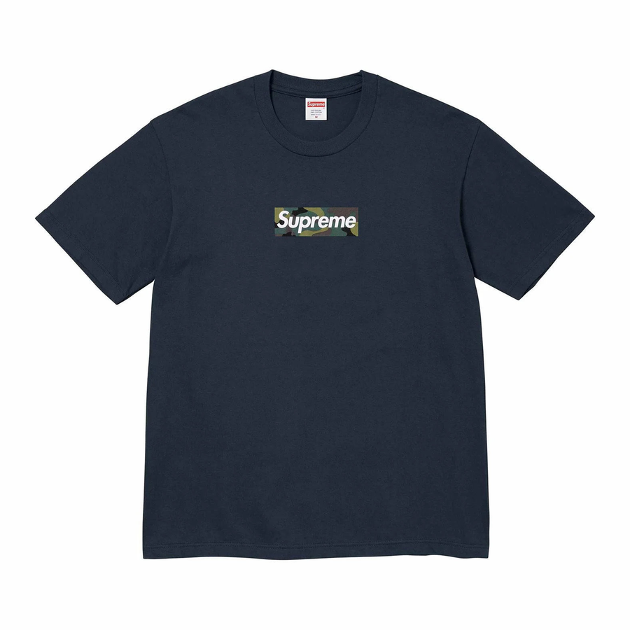 Supreme Box Logo Tee (FW23) Navy