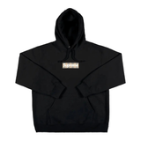 Supreme Burberry Box Logo Hoodie Black
