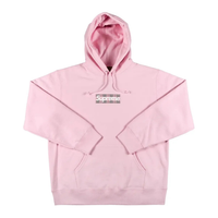Supreme Burberry Box Logo Hoodie Light Pink