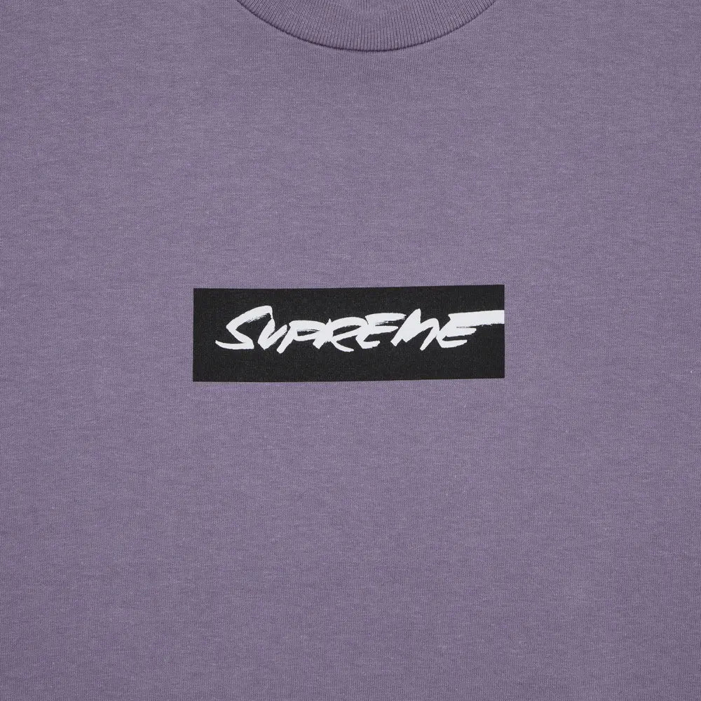 Supreme Futura Box Logo Tee Dusty Purple