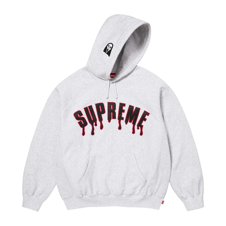 Supreme Ghostface Arc Hooded Sweatshirt 'Ash Grey'