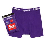 Supreme Hanes Boxer Purple