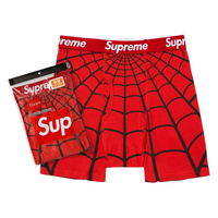 Supreme Hanes Spider-Man Boxer Brief Red