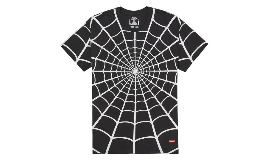 Supreme Hanes Spider-Man Tagless Tees Black