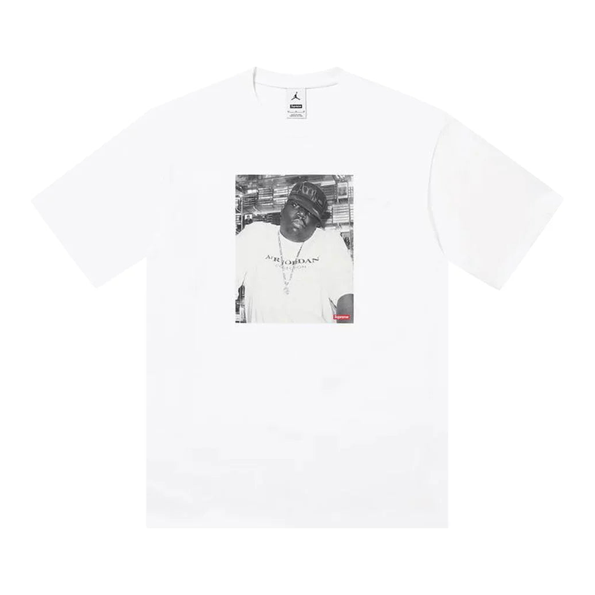 Supreme Jordan Biggie S/S Top White