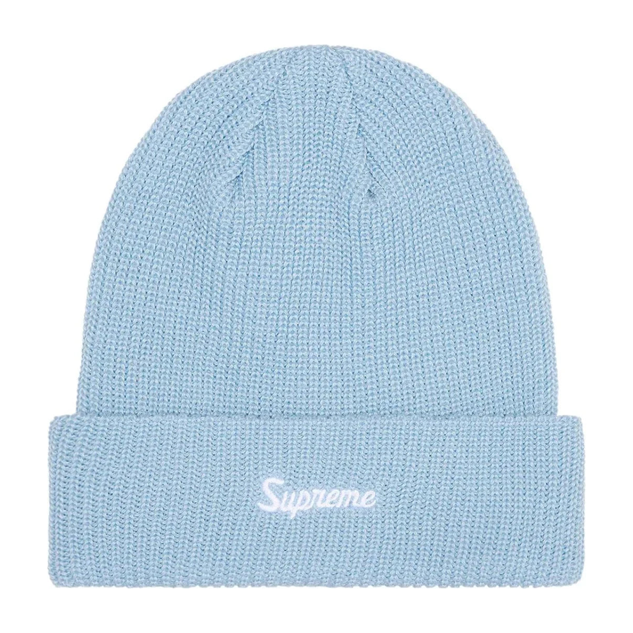Supreme Loose Gauge Beanie Light Blue
