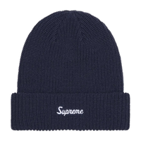 Supreme Loose Gauge Beanie Navy