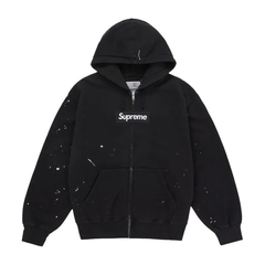 Supreme MM6 Maison Margiela Box Logo mikina na zip s kapucí černá
