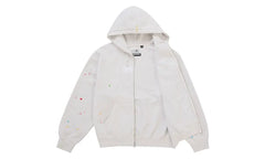 Supreme MM6 Maison Margiela Box Logo Zip Up Hooded Sweatshirt White