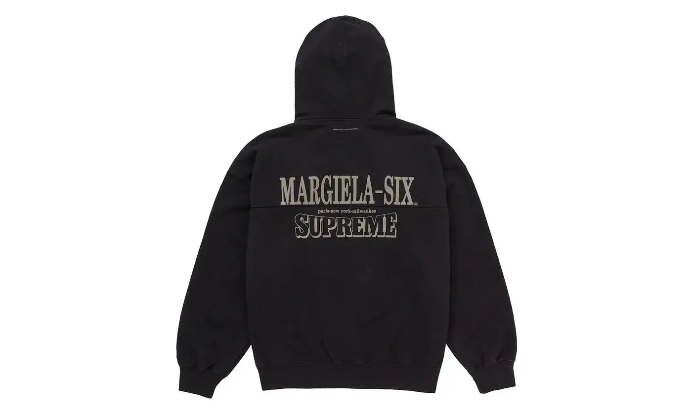Supreme MM6 Maison Margiela Mikina s kapucí na zip Eagle, černá