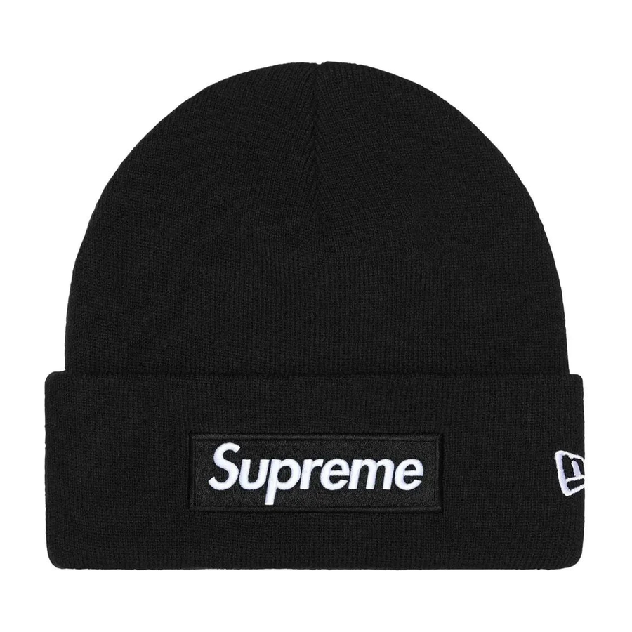 Supreme New Era Box Logo Beanie Black