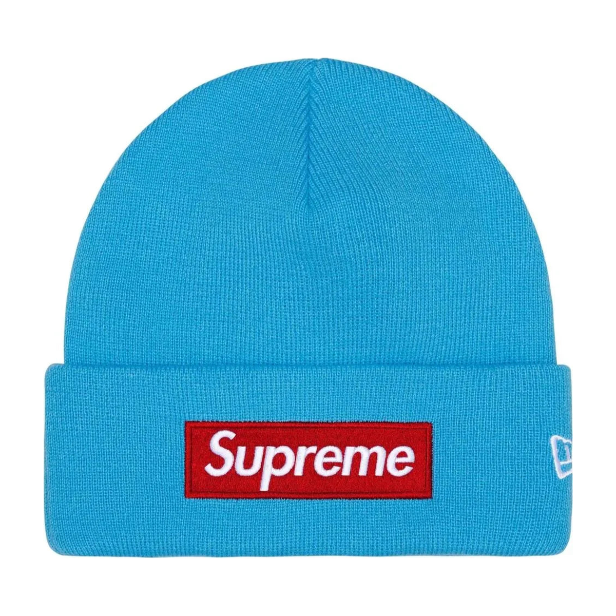 Supreme New Era Box Logo Beanie Blue