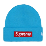 Supreme New Era Box Logo Beanie Blue