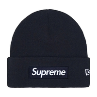 Supreme New Era Box Logo Beanie Navy
