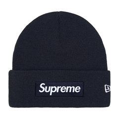 Supreme New Era Box Logo Beanie Navy