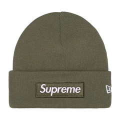 Supreme New Era Box Logo Beanie Olive