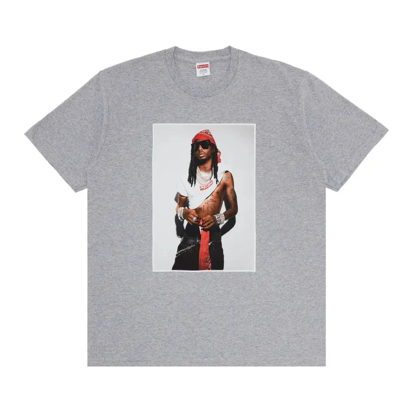 Supreme Playboi Carti Tee Grey