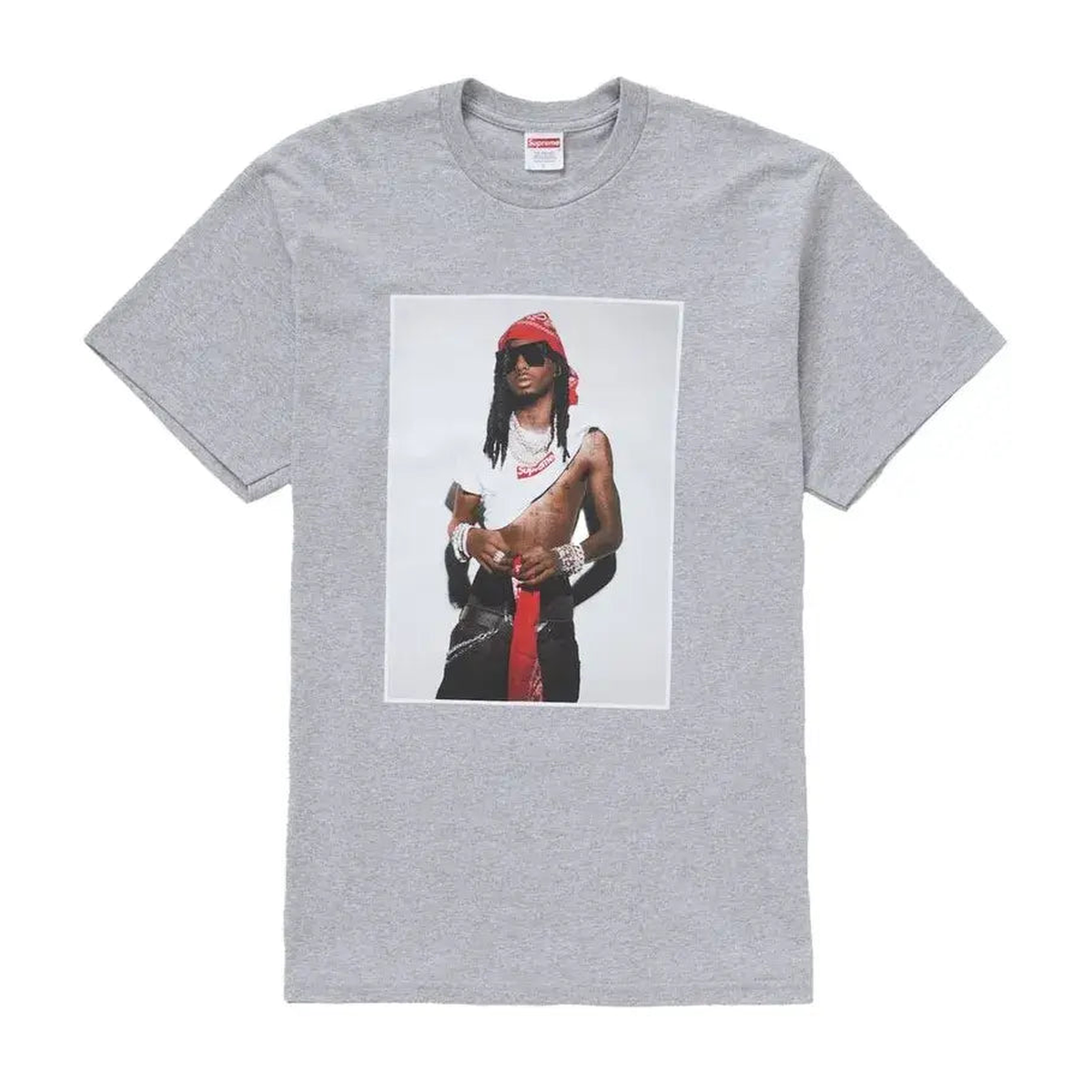 Supreme Playboi Carti Tee Heather Grey