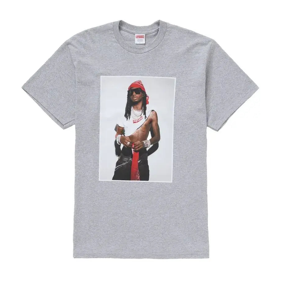 Supreme Playboi Carti Tee Heather Grey