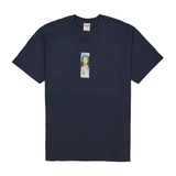 Supreme Prayer Card Box Logo Tee Navy
