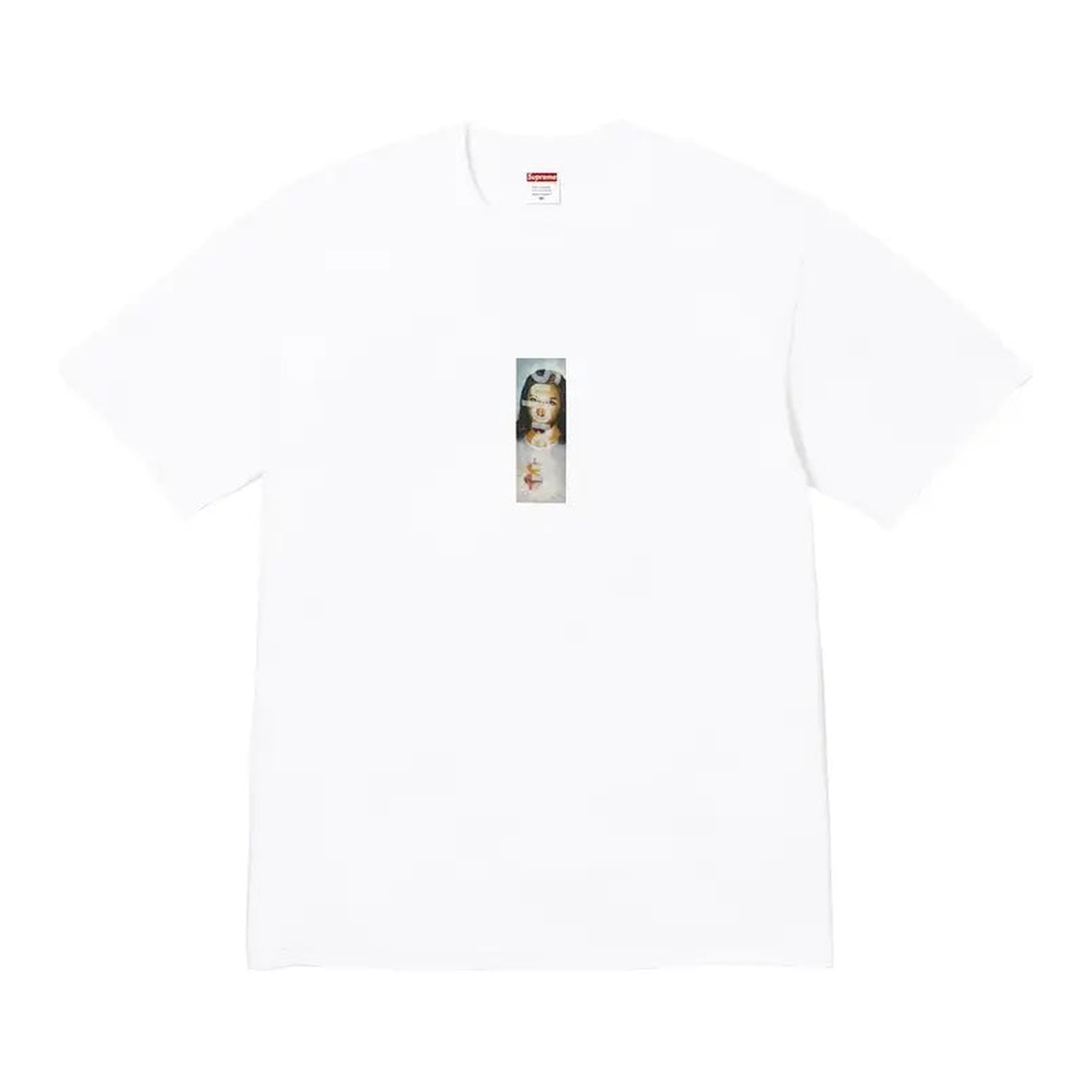 Supreme Prayer Card Box Logo Tee White