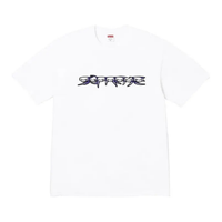Supreme Skulls Spellout Tee White