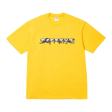 Supreme Skulls Spellout Tee Yellow