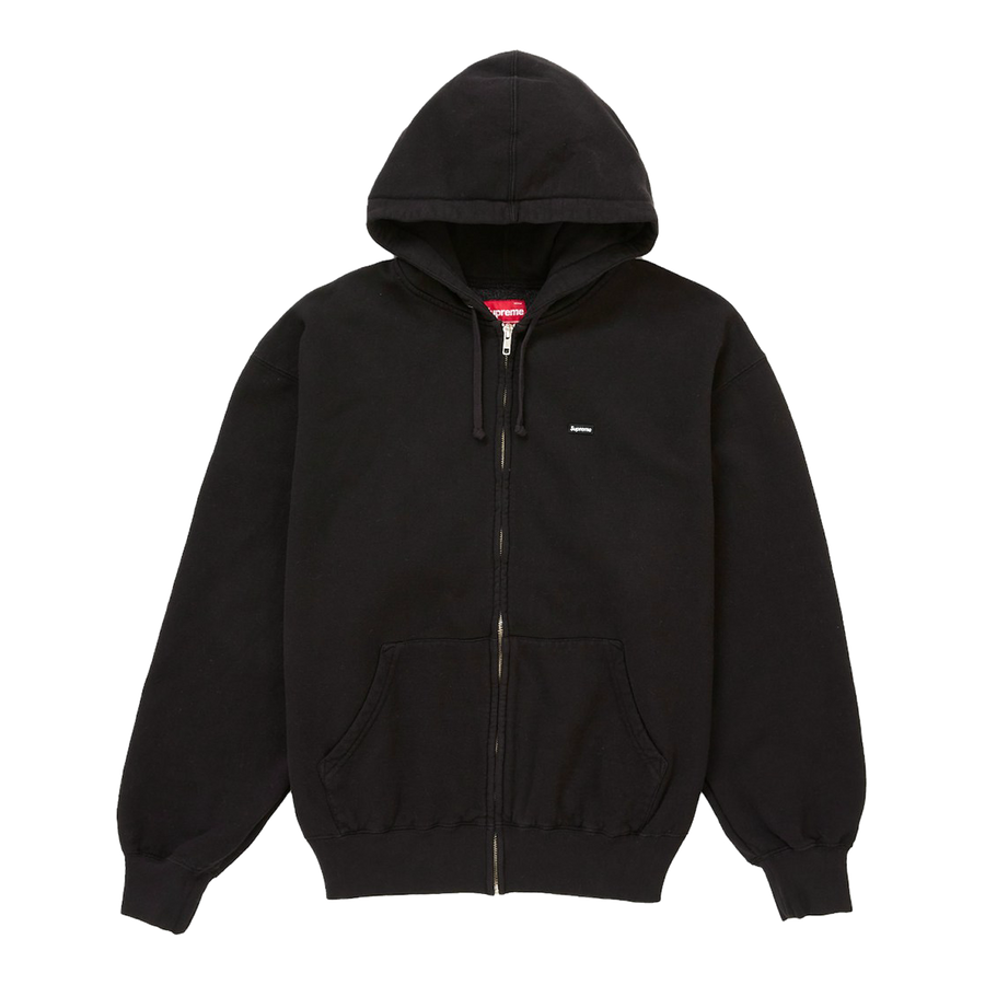 Supreme Small Box Zip Up Hooded Sweatshirt (FW25) Black