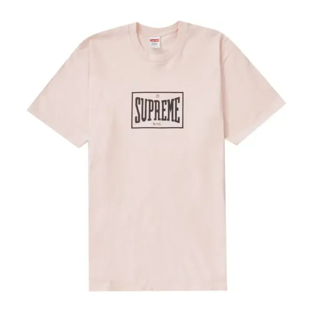Supreme Warm Up Tee Pale Pink