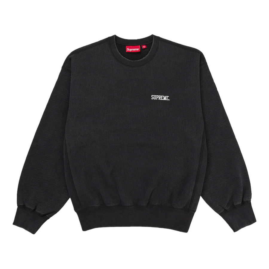 Supreme Washed Crewneck Black