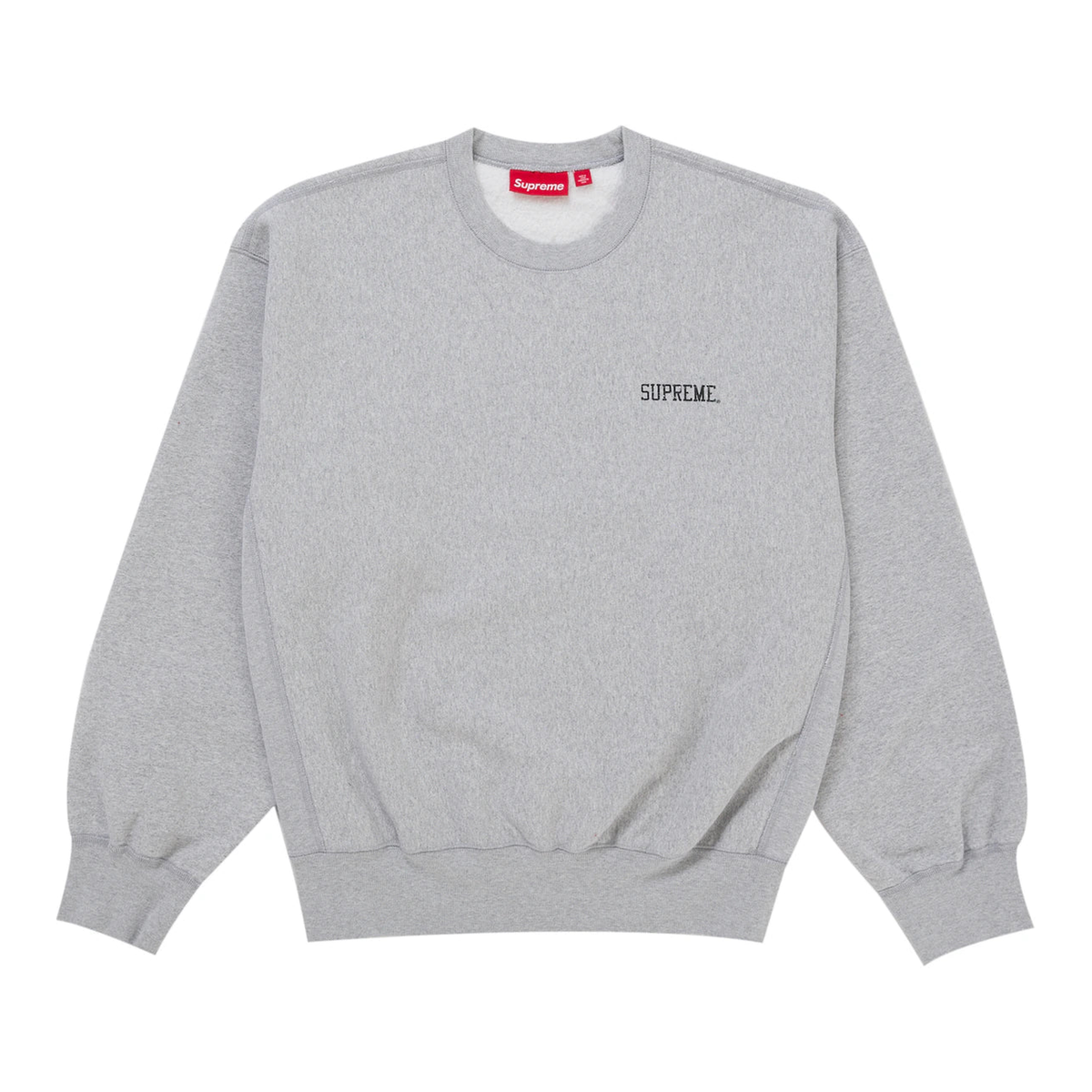 Supreme Washed Crewneck Grey