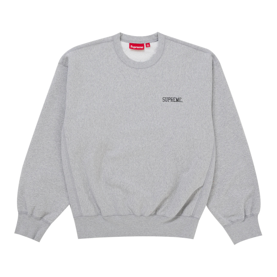 Supreme Washed Crewneck Grey