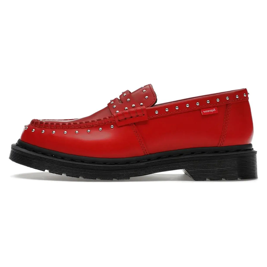 Supreme x Dr. Martens Studded Penton Loafer Red
