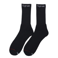 Supreme x Hanes Crew Socks Black