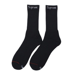 Supreme x Hanes Crew Socks Black