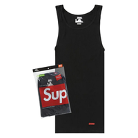 Supreme x Hanes Tagless Tank Top Black