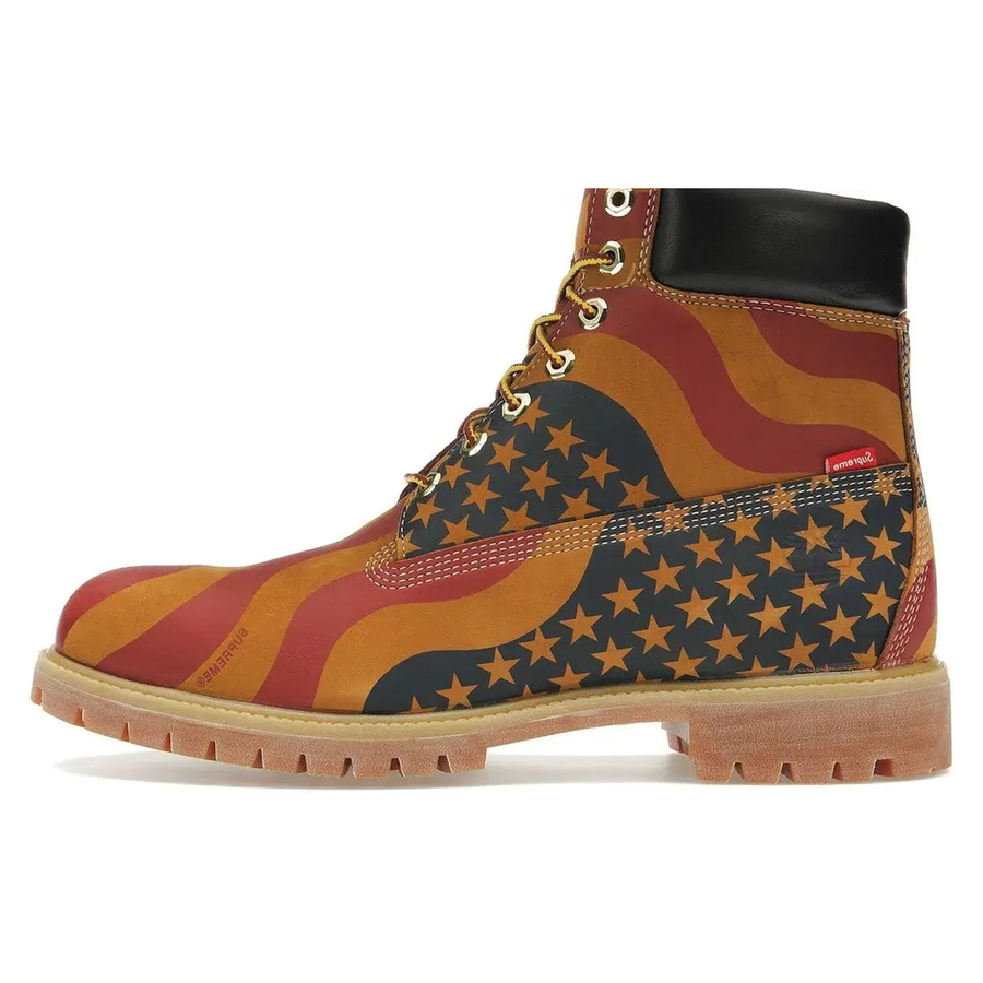 Supreme x Timberland 6' Boot Stars & Stripes Wheat