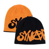 Synaworld Reversible Synarchy Beanie - Black/Orange