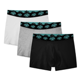 SynaWorld Syna 3 PACK Boxer White Grey Black