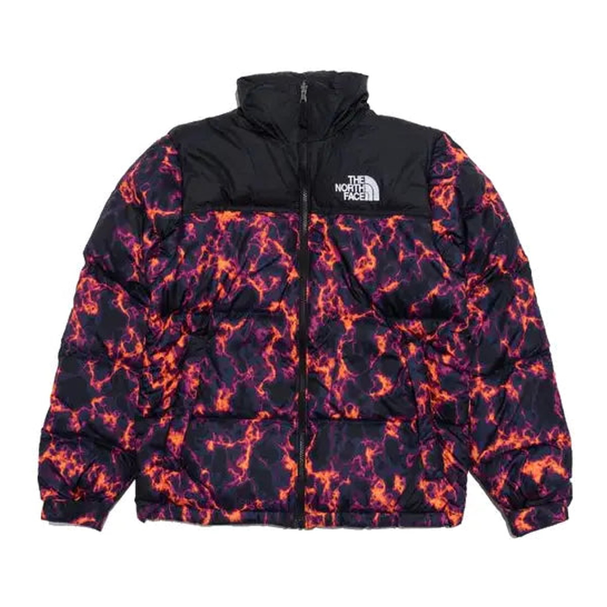 The North Face 1996 Retro Nuptse 700 Black Marble Camo Print
