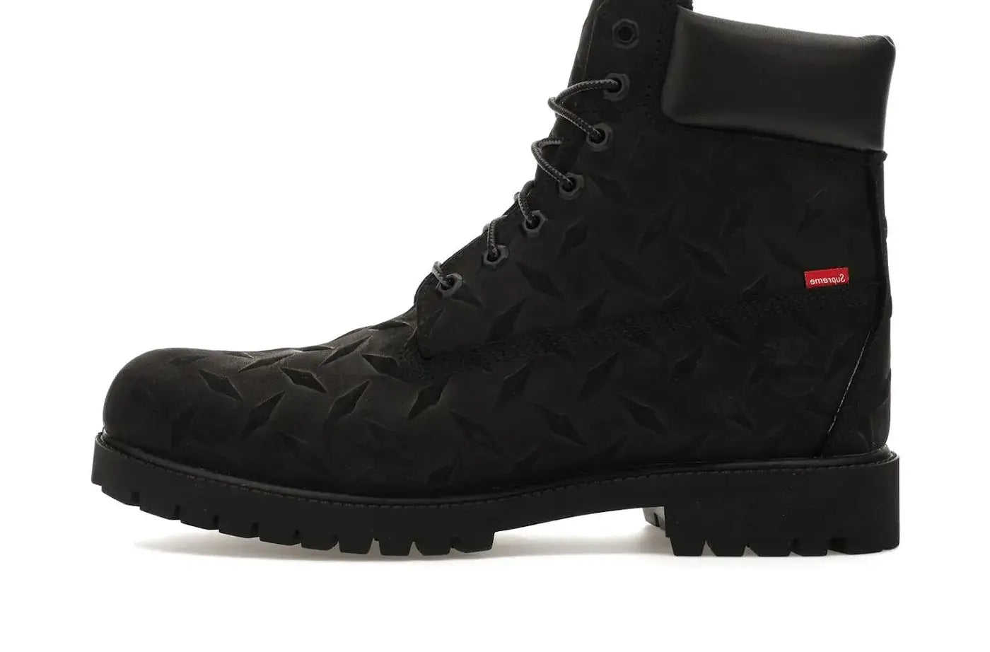 Supreme x Timberland 6' Premium Waterproof Boot Diamond Plate Black